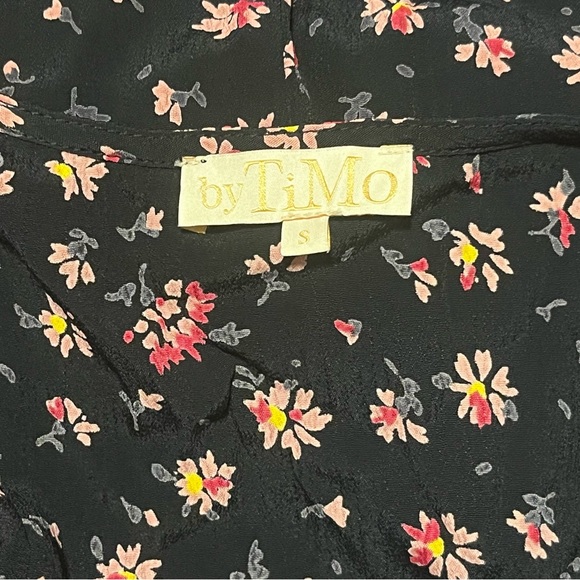 BYTIMO
Gathered floral-print crepe mini dress - Picture 7 of 9